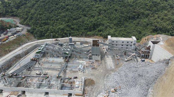 貴州道真時產1500噸砂石骨料生產線.png