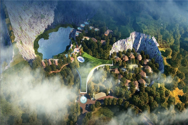南京汤山矿坑公园